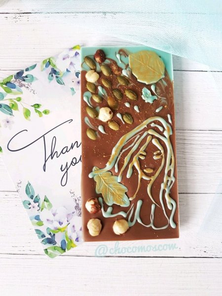 Открытка из шоколада