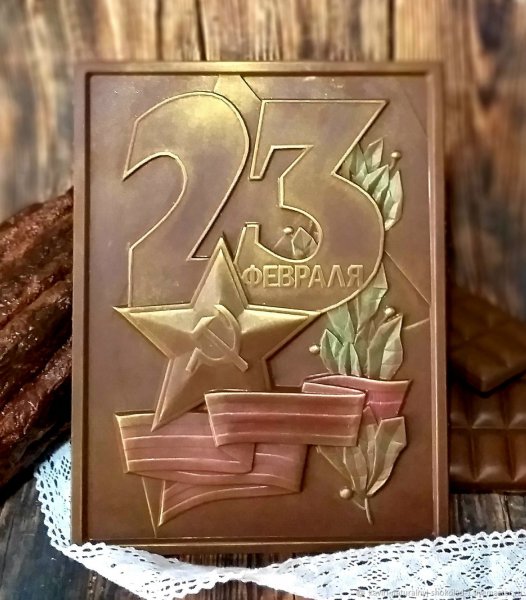 Открытка из шоколада