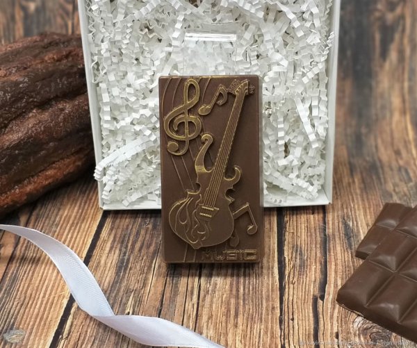 Новогодний шоколад ручной работы