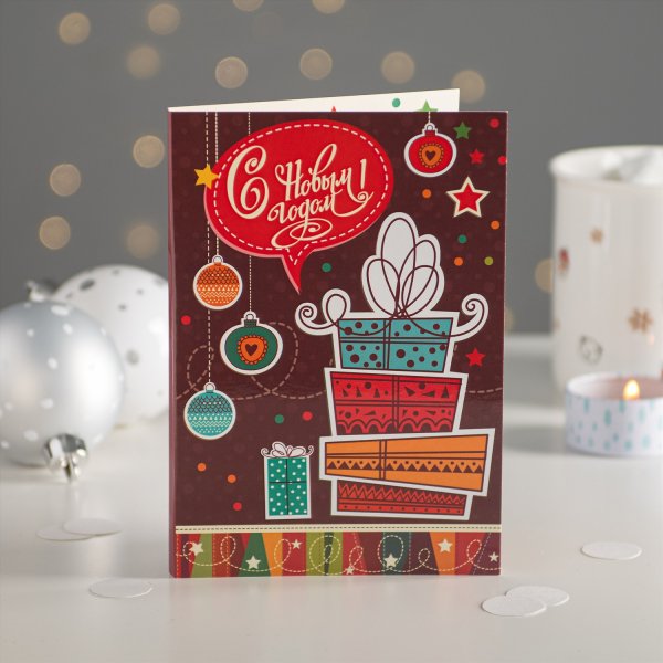 Шоколадная открытка своими руками