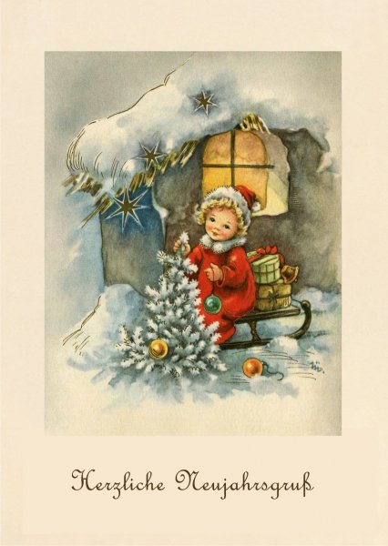 Немецкие новогодние открытки