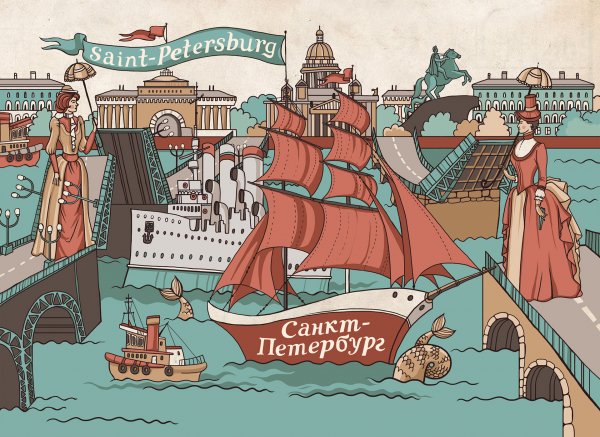 Петербург открытки
