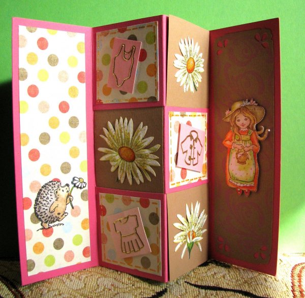 Открытка раскладушка детская