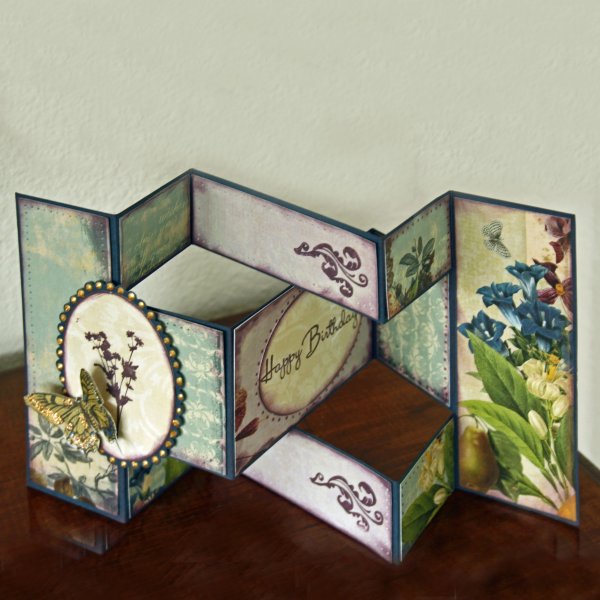 Открытка складная