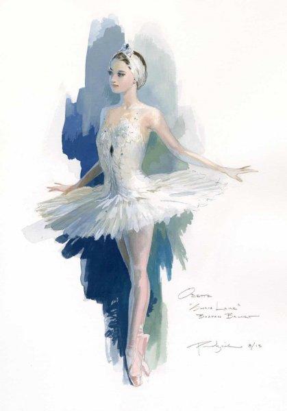 Балет Лебединое озеро Одетта и Одиллия