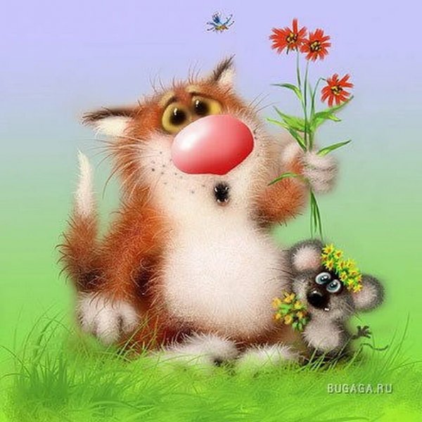 Пушистые открытки Льва Бартенева