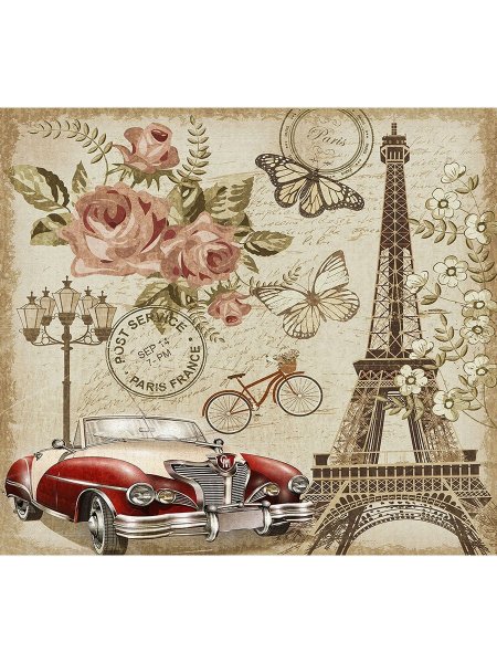 Открытки во французском стиле