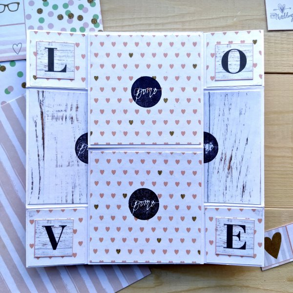 Бесконечная открытка из бумаги