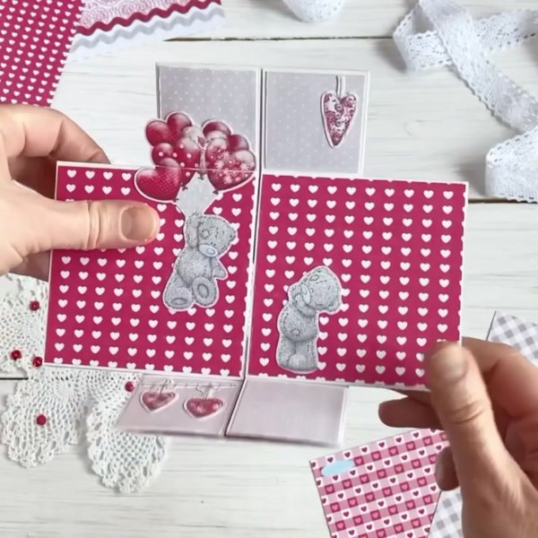 Бесконечная открытка своими руками