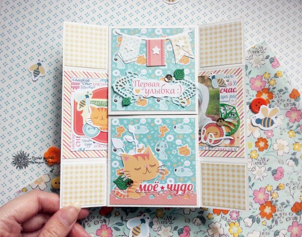 Бесконечная открытка Скрапбукинг мастер класс