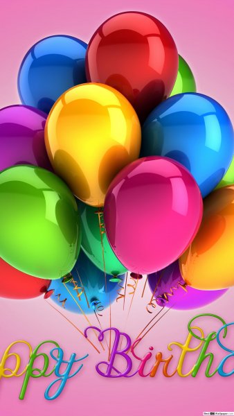 С днём рождения шарики