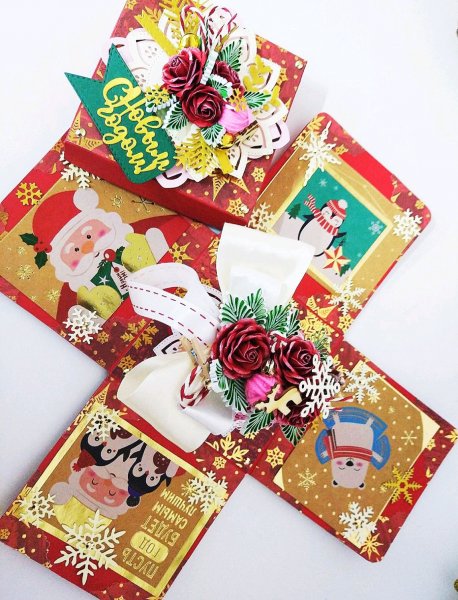 Коробка открытка