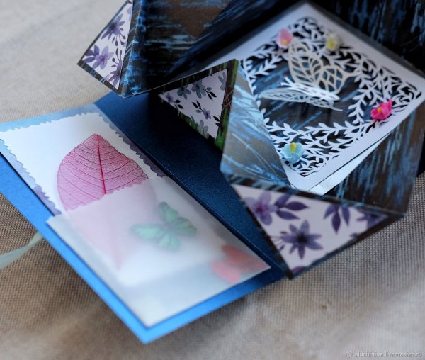 Поделка открытка с сюрпризом