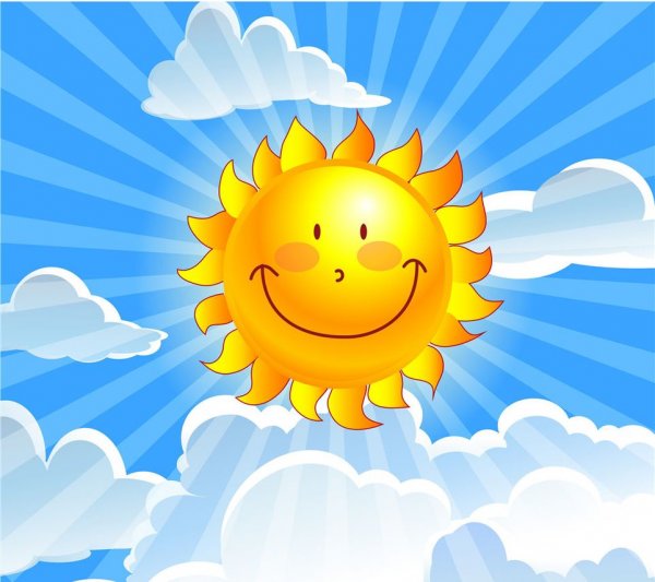 Солнце нарисованное