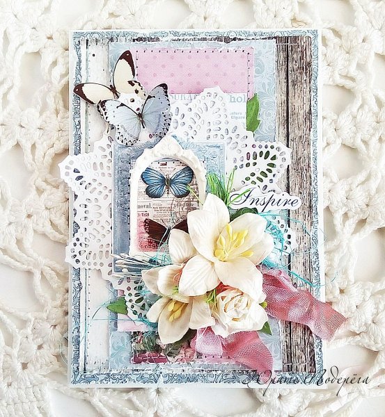 Скрапбукинг яркие открытки