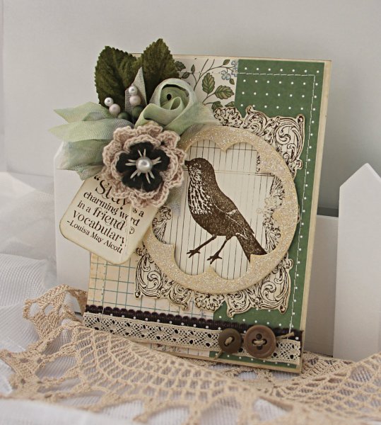 Открытки в стиле скрапбукинга