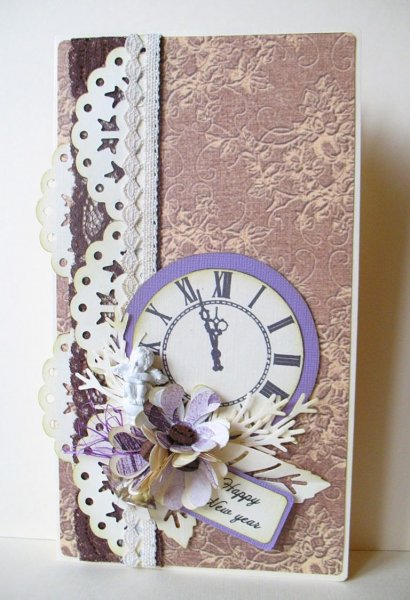 Новогодние открытки Скрапбукинг