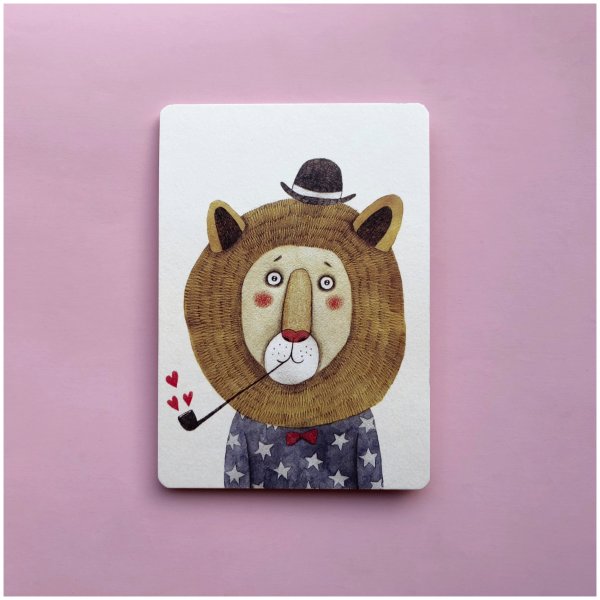 Львы необычные открытки