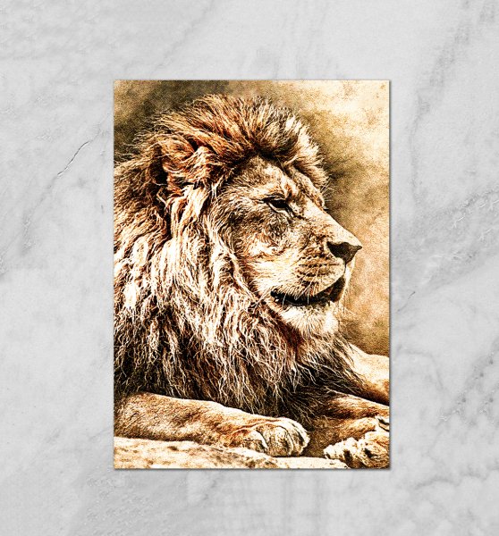 Лев с челкой