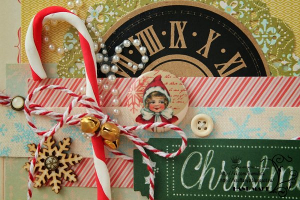 Postcard for Mery Christmas with your own hands