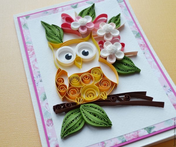 Квиллинг Сова