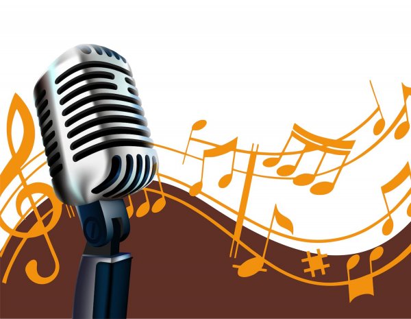 Микрофон с нотками