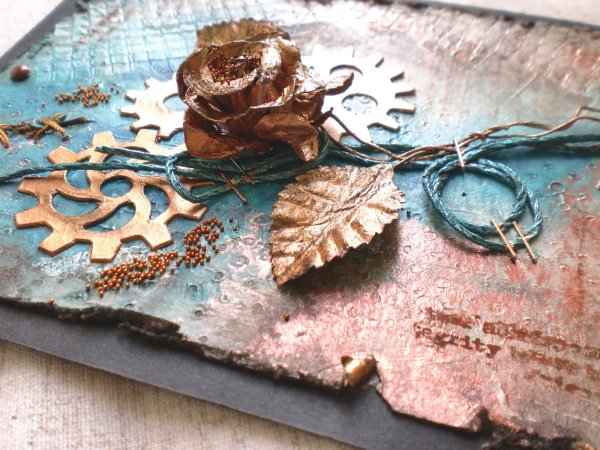 Открытка из металла своими руками