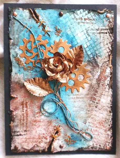 Стальная открытка