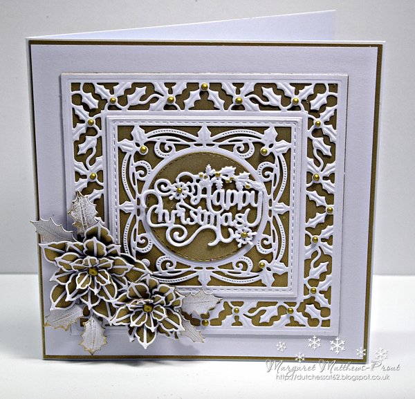 Новогодняя открытка металлическая