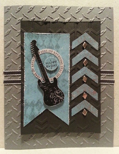 Открытка по металлизированную