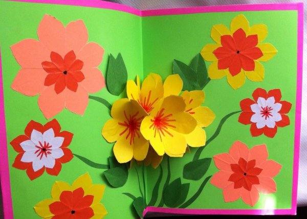 Открытка бабушке на день рождения своими руками