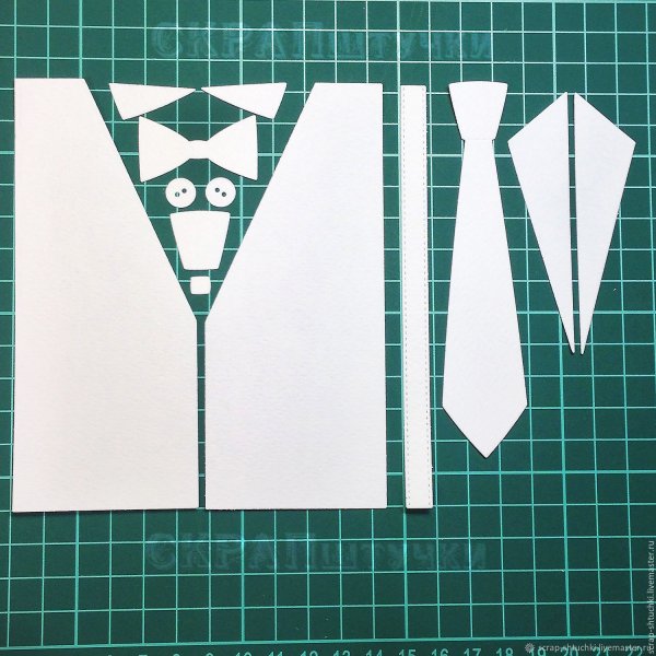 Открытка мужская пиджак