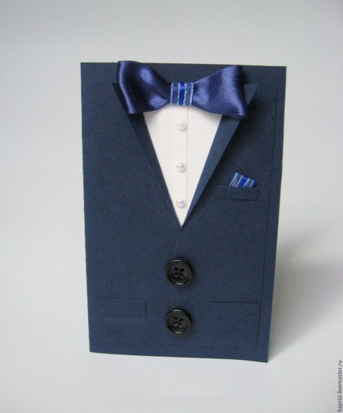 Поделка рубашка с галстуком