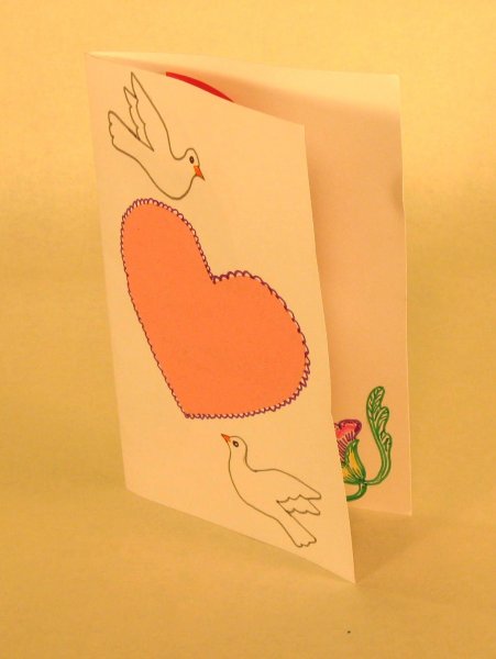 Открытка своими руками легкая