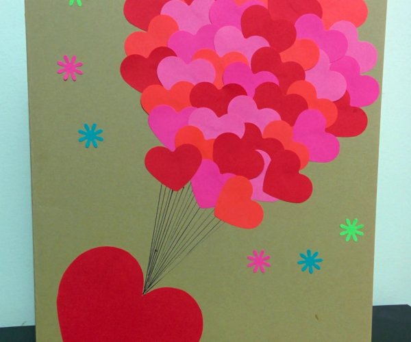 Открытка ко Дню матери своими руками