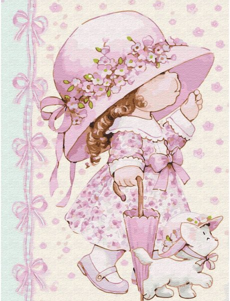 Девочка для декупажа