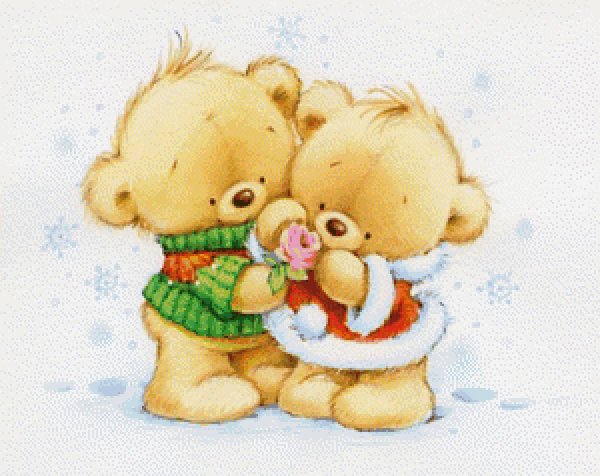 Мишки от художника Марины Федотовой.