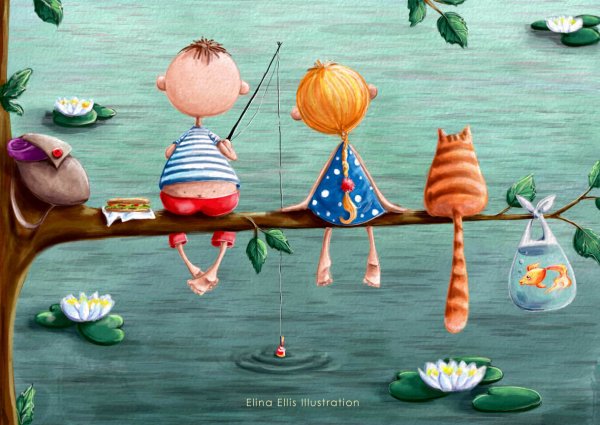 Добрые иллюстрации Элины Эллис