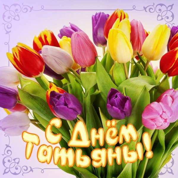 Поздравления сиднем Татьяны