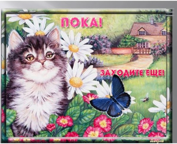 Открытки со словом пока