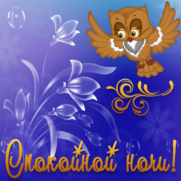 Доброй ночи приятных снов