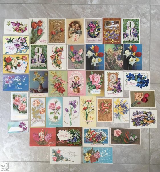 Коллекции старых открыток