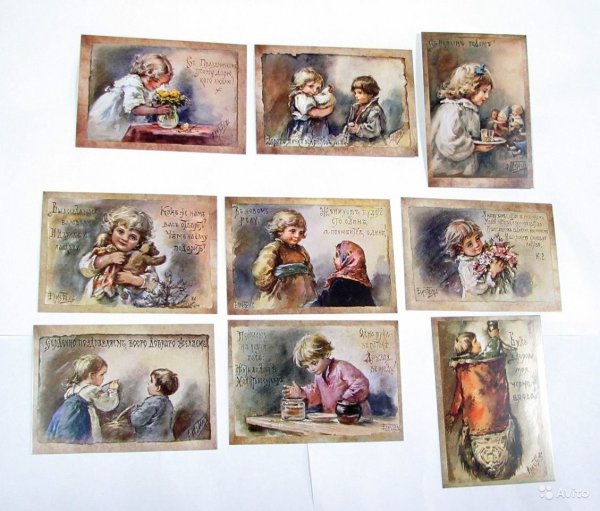 Набор открыток друзья детей