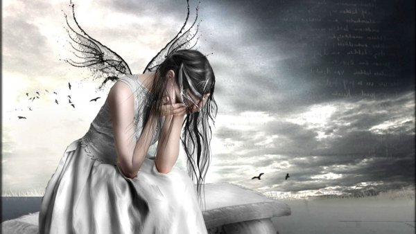 Грустный ангел