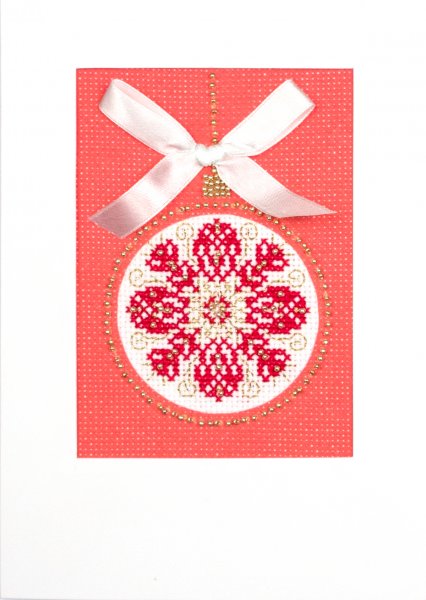 Новогодние открытки с вышивкой