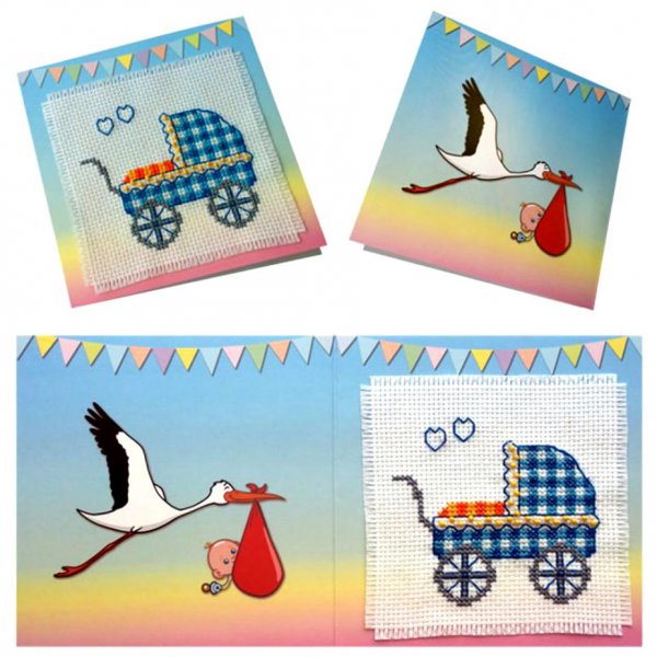 Zengana набор для вышивания открытка с сыночком!