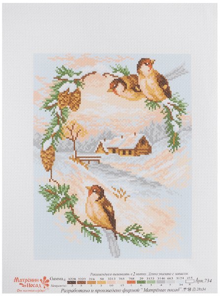 Вышивка крестиком Матренин Посад каталог канва с рисунком