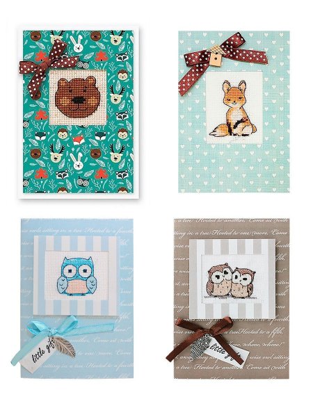 Открытка крестиком Lori набор