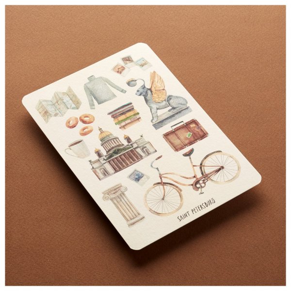 Открытка одинарная купить