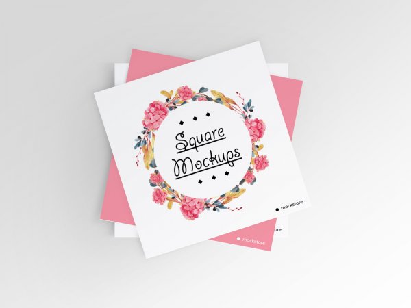 Квадратная открытка